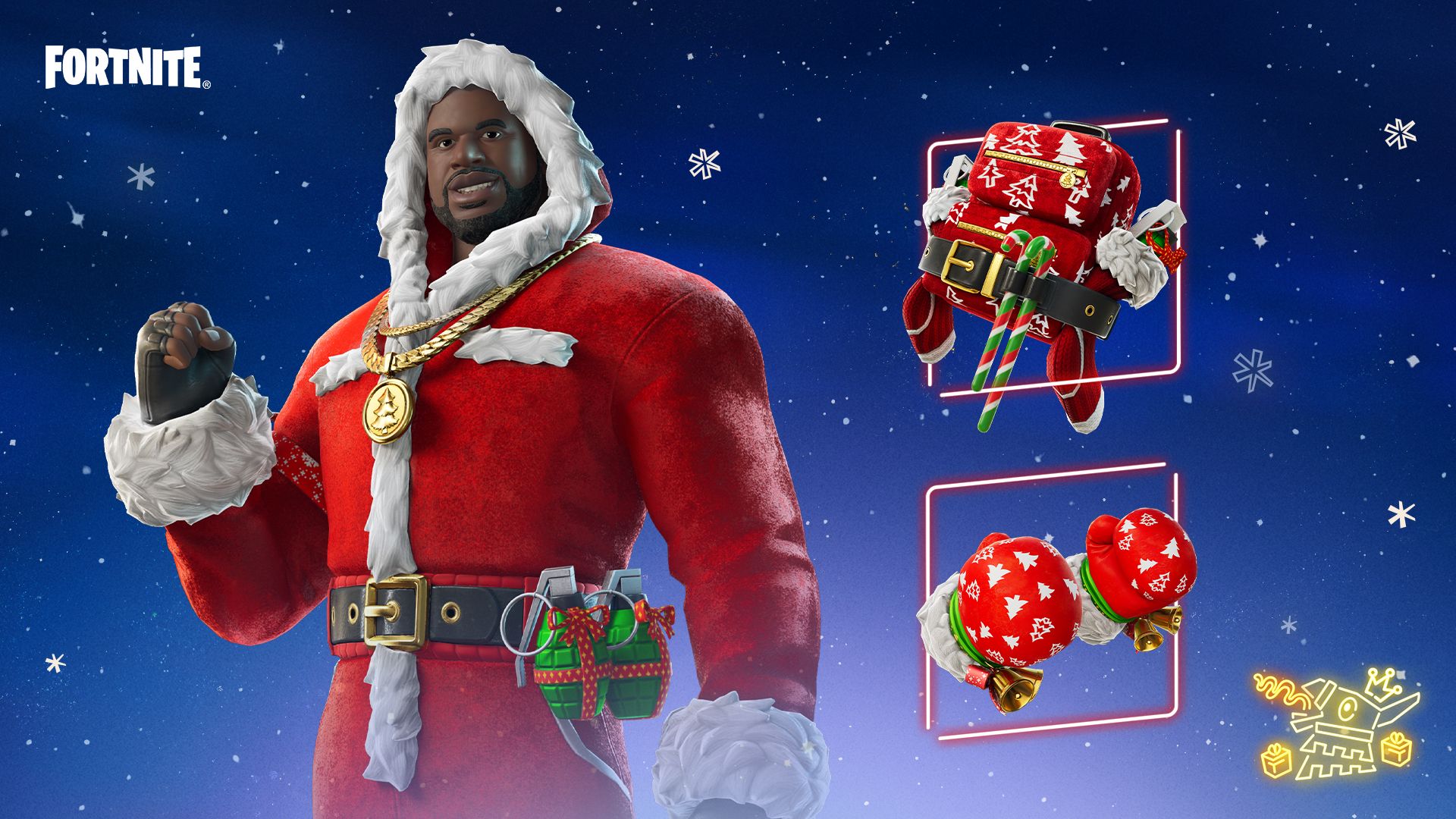 Fortnite Winterfest Santa Shaq