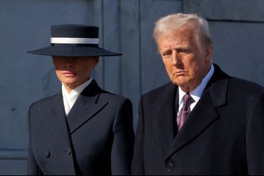 Melania Trump et son chapeau à l'investiture de son mari Donald Trump