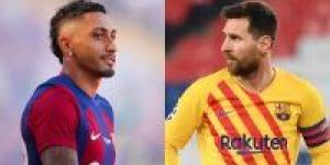 صدمة جماهير برشلونة.. رافينيا يتفوق على ميسي في دوري الأبطال! - جورنالك الرياضي