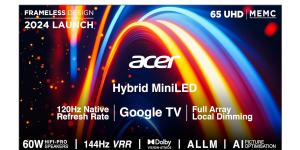 Acer تطلق أجهزة تلفاز M-Series Hybrid MiniLED 4K بأسعار تنافسية في الهند - جورنالك