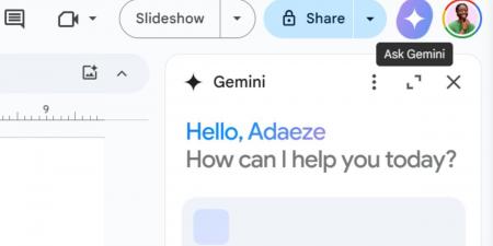 روبوت Gemini في Google Slides.. كيف تستخدم الذكاء الاصطناعي لإنشاء عروض تقديمية مميزة؟ - جورنالك للتكنولوجيا