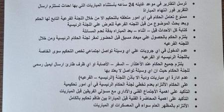 منع التعامل مع السوشيال ميديا.. أبرز قرارات لجنة الحكام بعد الأزمات الأخيرة - جورنالك