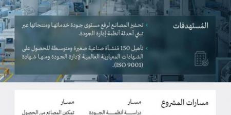 "الصناعة" تمكِّن (150) مصنعًا من تحقيق معايير الجودة العالمية - جورنالك