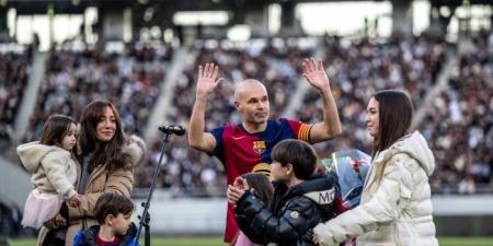 إنييستا يودع الملاعب أمام 45 ألف متفرج في طوكيو - جورنالك في الأحد 03:08 مساءً