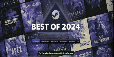 أفضل ألعاب الفيديو مبيعاً على Steam في العام 2024 - جورنالك جيمنج