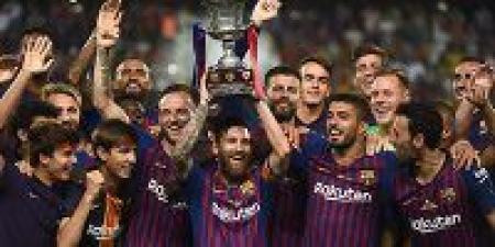 برشلونة يتصدر قائمة أبطال كأس السوبر الإسباني - جورنالك الرياضي