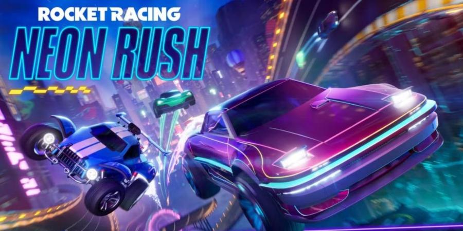 مسارات Neon Rush في لعبة Fortnite Rocket Racing - جورنالك جيمينج