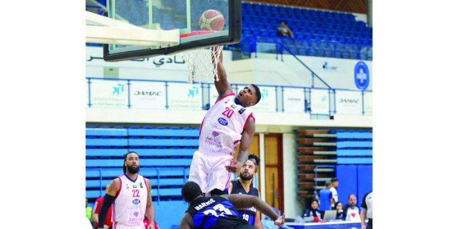 الشارقة والنصر ينشدان «العلامة الكاملة» في دوري السلة - جورنالك