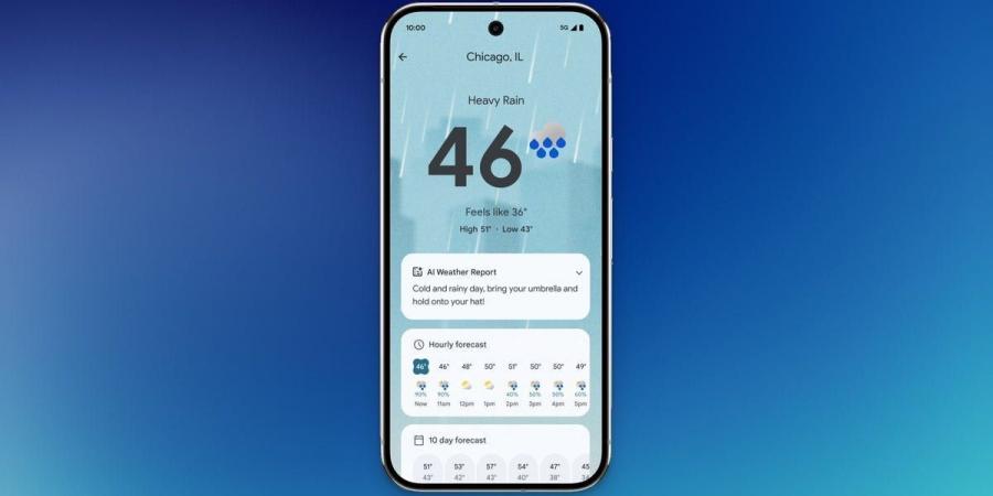 جوجل تطلق تطبيق Pixel Weather لأجهزة Pixel 6 والإصدارات الأحدث - جورنالك