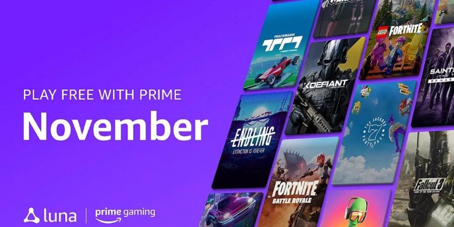 قائمة ألعاب Amazon Prime Gaming المجانية لشهر نوفمبر 2024 - جورنالك جيمنج