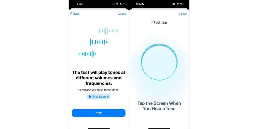 آبل تتيح لك إجراء اختبار ضعف السمع باستخدام آيفون و AirPods Pro 2.. إليك الطريقة - جورنالك للتكنولوجيا