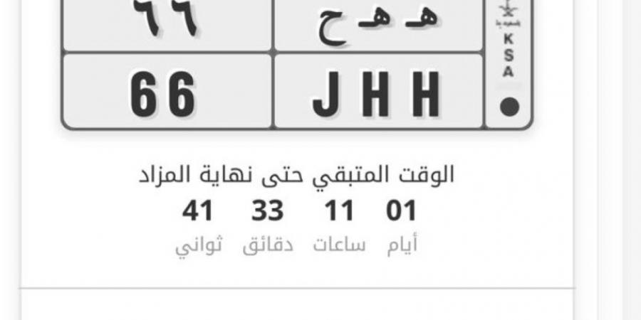 بأسعار تصل 22 ألف ريال.. 4 خطوات للمشاركة في مزاد اللوحات عبر "أبشر" - جورنالك السعودي