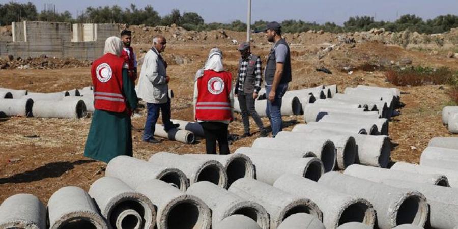 استكمال أعمال مشروع الصرف الصحي في بلدة طفس بدرعا ‏ - جورنالك