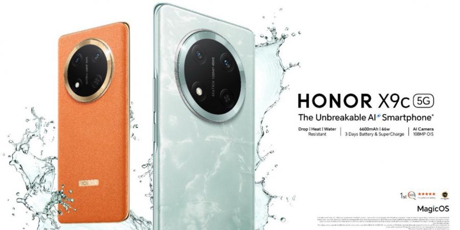 علامة HONOR تكشف عن هاتفها الذكي الجديد HONOR X9c أقوى هاتف مقاوم للكسر مدعوم1 بالـ AI - جورنالك