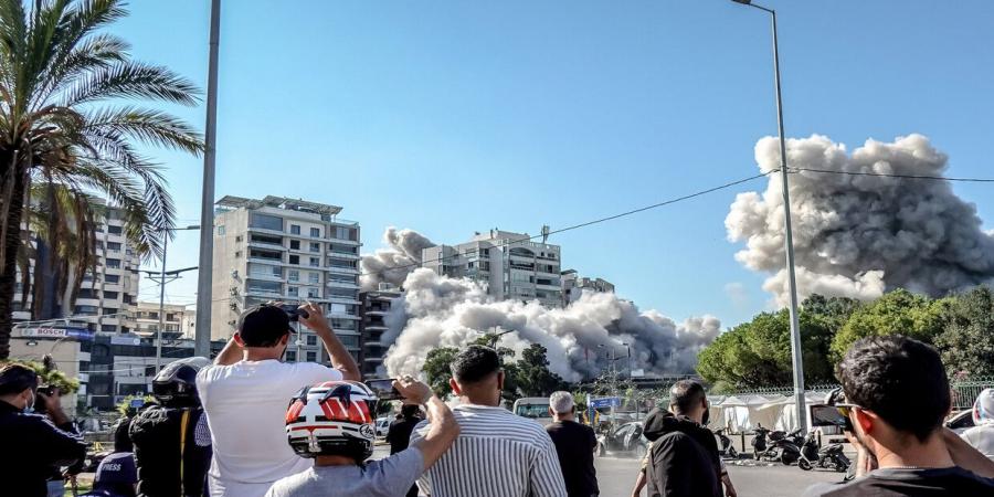 الجيش الإسرائيلي يوجه تحذيرا بقصف مبان في حارة حريك والحدث والشياح بضاحية بيروت الجنوبية - جورنالك