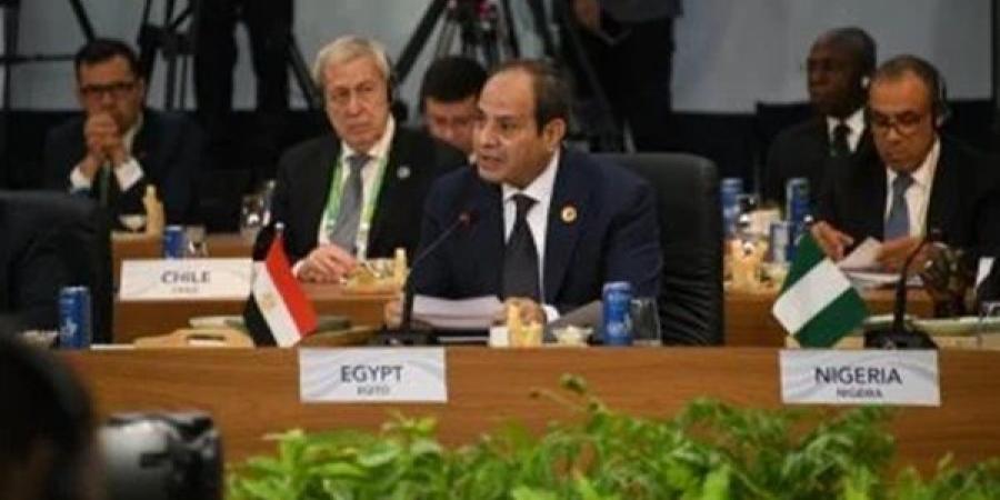 السيسي: مصر تؤمن بأنه لا سبيل لمكافحة الجوع والفقرإلا بشراكات دولية متوازنة مع الدول النامية - جورنالك