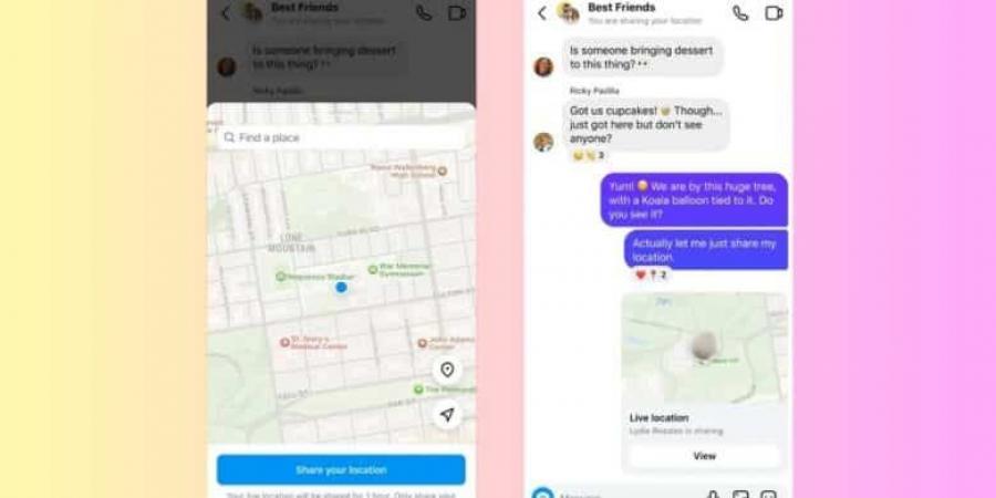مثل واتساب وسناب شات.. إنستاجرام تضيف ميزة المشاركة المباشرة للموقع الجغرافي - جورنالك للتكنولوجيا