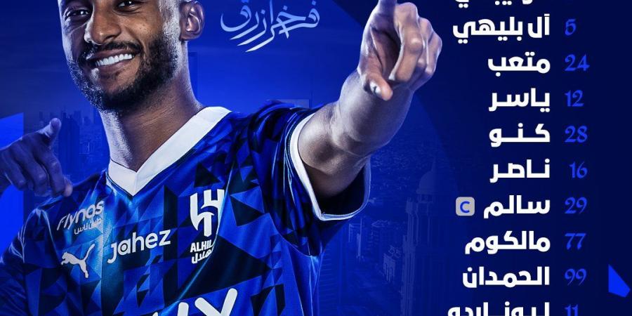 ميتروفيتش احتياطيا.. التشكيل الرسمي لمباراة الهلال السعودي والغرافة القطري في دوري أبطال آسيا للنخبة - جورنالك