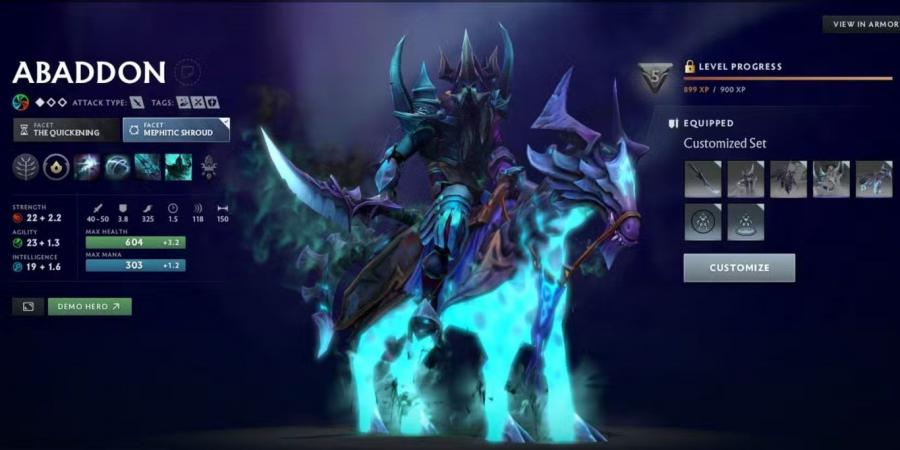 دليل بناء Abaddon في مركز 5 في لعبة Dota 2 - جورنالك جيمنج