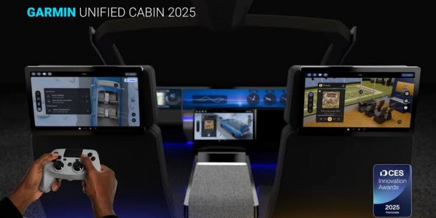 Garmin Unified Cabin: تجربة ترفيه داخل السيارة بدعم Snapdragon Cockpit Elite في معرض #CES2025 - جورنالك