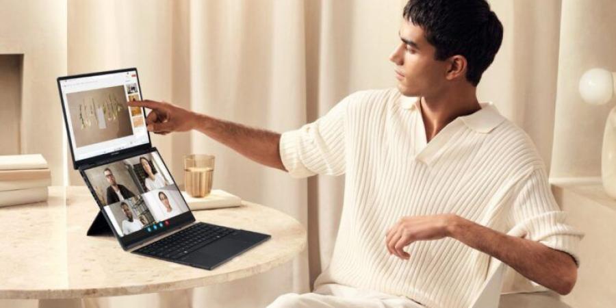 أسوس تطلق حاسوب Zenbook Duo الجديد بشاشتي أولد - جورنالك للتكنولوجيا