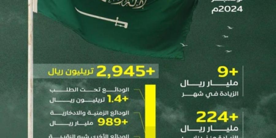 السيولة في الاقتصاد السعودي تنمو خلال عام بأكثر من 275 مليار ريال بنهاية نوفمبر 2024م - جورنالك