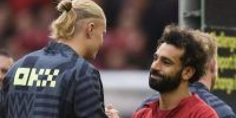 محمد صلاح اجبر مانشستر سيتي على التمديد لهالاند حتى 2034 - جورنالك