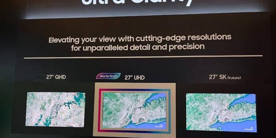 سامسونج تلمح إلى شاشة QD-OLED مقاس 27 بوصة بدقة 5K للمبدعين - جورنالك